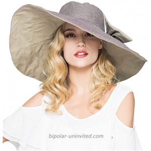 Packable Reversible Large Brim Floppy Sun Hat UPF 50 Sun Protection Travel Beach Hat at  Women’s Clothing store