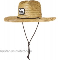 Quiksilver Men's The Tier Sun Protection Straw Lifeguard Hat at  Women’s Clothing store