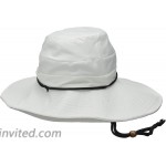 San Diego Hat Company Women's Active Wired Sun Brim Hat with Sweatband White One Size at Women’s Clothing store