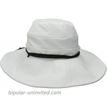 San Diego Hat Company Women's Active Wired Sun Brim Hat with Sweatband White One Size at  Women’s Clothing store