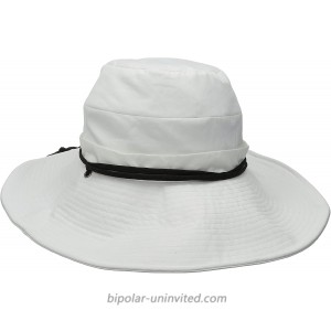 San Diego Hat Company Women's Active Wired Sun Brim Hat with Sweatband White One Size at  Women’s Clothing store