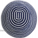 San Diego Hat Company Women's Ribbon Braid Small Brim Hat - One Size Navy White at Women’s Clothing store