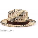 Straw Hat Panama Hats Sun Straw Fedora Summer Beach Hat Fine Braid UPF for Women and Men