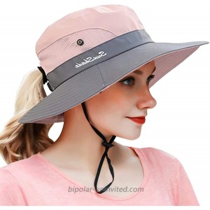 Sun Hats for Ponytail Hole Women with UV-Protection Pink at  Women’s Clothing store