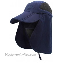 Surblue Neck Face Flap Outdoor Cap UV Protection Sun Hats Fishing Hat Quick-Drying UPF50+ at  Men’s Clothing store