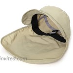 UNDERCONTROL Neck Flap Supplex Bucket Hat UPF 40 Foldable Outdoor Safari UV Sun Protect Quick Dry Fishing Booney Cap Cachalot Beige