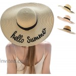 Women Straw Hat Beach Hat Sun Hat for Girls Summer Beach Hats for Women Girls Beach Holiday Outdoor Sports Khaki1 at Women’s Clothing store