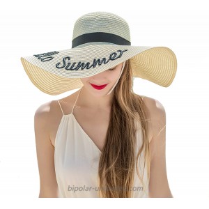 Women Straw Hat Beach Hat Sun Hat for Girls Summer Beach Hats for Women Girls Beach Holiday Outdoor Sports Khaki1 at  Women’s Clothing store