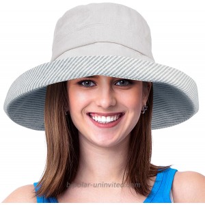 Womens Bucket Hat UV Sun Protection Lightweight Packable Summer Travel Beach Cap at  Women’s Clothing store