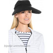 Coolibar UPF 50+ Women's Bel Aire Zip-Off Sun Visor - Sun Protective One Size- Black at  Women’s Clothing store