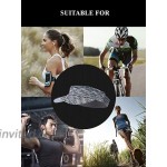 FORBUSITE Women Visor Caps for Running and Sport - Headband & Packable Black
