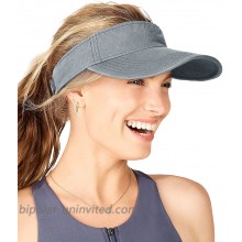 FURTALK Sun Visors for Women Men Sports Sun Visor Hats for Women Cotton Summer UV Hat with Ponytail Hole at  Women’s Clothing store