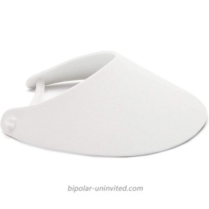 Juvale White Foam Visors with Coil Bands Bulk 16 Pack at  Women’s Clothing store