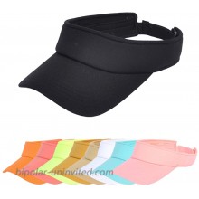 NTLWKR Sun Visor Hat Adjustable Velcro Outdoor Sports Cap for Men Women Adults at  Women’s Clothing store