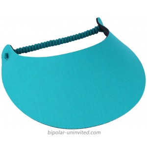 The Incredible Sunvisor Available in Beautiful Solid Colors Perfect for The Summer! Turquoise at  Women’s Clothing store