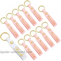 12 Pieces Bride Bridesmaid Keychains Wedding Key Rings Maid of Honor Pink Keychain for Bridal Party Wedding Party at  Women’s Clothing store