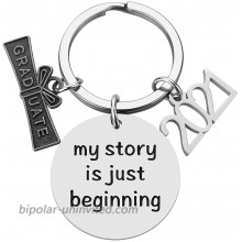 2021 Graduation Gifts for Him Her- My Story Is Just Beginning College High School Graduation Inspirational Keychain Grad Gifts for Women Men Boys Girls Daughter Son Graduates at  Women’s Clothing store