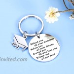 2021 Graduation Keychain Gift for Daughter Son Boys Girls Women Men Best Friends Class of 2021 Senior 2021 Inspirational Grad Gift for College Students Him Her Teen Teenagers Brother Sister Kids