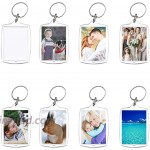 30 Pcs Acrylic Photo Frame Keyrings Picture Snap-in Keychains Custom Personalized Insert Photo Acrylic Clear Blank Keyring Keychain for Men Women Gifts 2.16 x 1.5 Inch at Men’s Clothing store