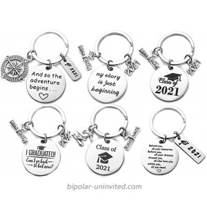 6 Pieces Graduation Party Supplies Class of 2021 Graduation Gifts Keychain Graduate Keychain for Him Her Women Key Chain Gift Men Jewelry High School College Senior Grad Gifts at  Women’s Clothing store