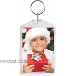Acrylic Photo Snap-In Keychain - 25 Pack 2 x 3 at Women’s Clothing store