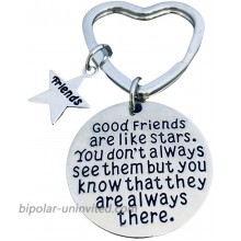 Best Friends Keychain-Good Friends Heart Keychain- Friend Jewelry- Perfect Gift for Friends at  Women’s Clothing store