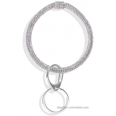 Bling Buy Rhinestone Wearable Keyring Bangle Sparkle Bracelet keychain Wristlet Key Chain for Women Silver 3 Inch at  Women’s Clothing store