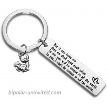 bobauna Fox Keychain The Little Prince Quotes If You Tame Me Then We Shall Need Each Other Gift For Couple Best Friends fox tame keychain at  Men’s Clothing store