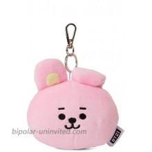 BT21 Baby Series COOKY Character LED Light Up Plush Stuffed Animal Keychain Key Ring Bag Charm Pink at  Women’s Clothing store
