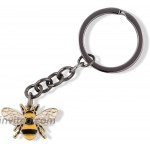 Bumble Bee Keychain | Bee Keychain with Black 1 Inch Ring with a Bumble Bee Charm Great for Women or Men or Anyone that Loves Bumblebee Accessories and Bee Keychains for Women at Women’s Clothing store