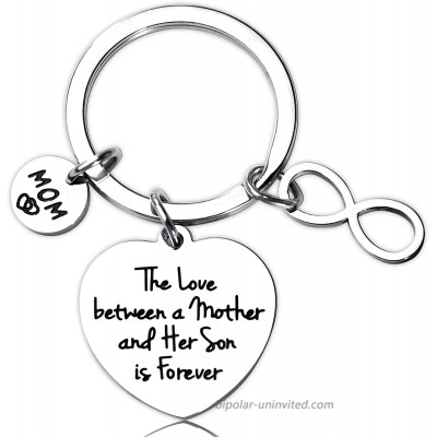 CASEKEY Gifts for Mom Mothers Day Gifts Birthday Gifts Keychain from Son Keychain Ring for Grandmother Mother in Law Step Mother Her&Women Who Love Keychain Appreciation Mothers Gifts at  Men’s Clothing store