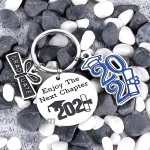 Class of 2021 Keychain Graduation Gift for Him Her High School Senior College Key Ring Gift for Women Student Masters Degree Friend Daughter Son Graduation Gift from Dad Mom Inspirational Keychian