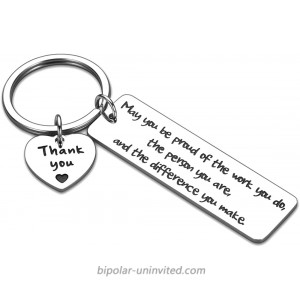 Coworker Employee Appreciation Gift Keychain from Colleague Friend Boss Goodbye Farewell Motivation Present Boss Day Christmas May You Be Proud of the Work You Do Keyring Thank You Retirement Jewelry at  Women’s Clothing store