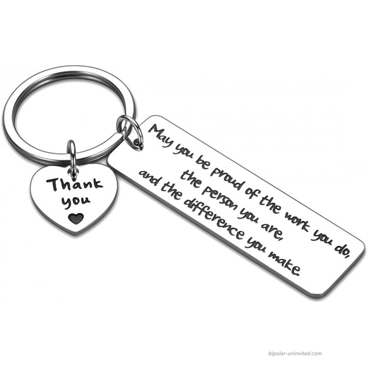 Coworker Employee Appreciation Gift Keychain from Colleague Friend Boss Goodbye Farewell Motivation Present Boss Day Christmas May You Be Proud of the Work You Do Keyring Thank You Retirement Jewelry at Women’s Clothing store
