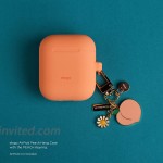elago AirPods Keyring [PEACH] - Charm for AirPods Handbag Tote Purse Backpack Bag Car Key Durable Keychain Sturdy material Cute Accessories for Women