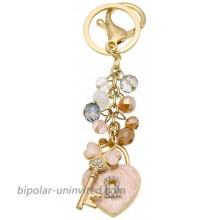 Fashion Lady's Keychain Heart Crystal Rhinestone Key Chain Key Ring Charm Purse Pendant Handbag Bag Decoration Holiday Christmas Gift For Girls Love keychain