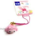 FRIEND Sanrio Bell Key Chains Key Ring Holder with Mascot My Melody taremimi Pink 1 Count Pack of 1 at Men’s Clothing store