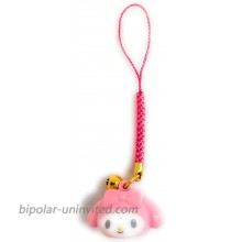 FRIEND Sanrio Bell Key Chains Key Ring Holder with Mascot My Melody taremimi Pink 1 Count Pack of 1 at  Men’s Clothing store