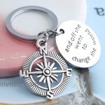 Graduation 2021 Gifts Keychain And Off She Wen to Change the World Encouragement Graduated Keychain for Her Him Son Daughter at Women’s Clothing store
