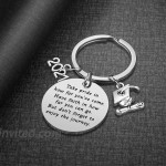 Graduation Gifts - 2021 Graduation Keychain College High School Middle School Grad Gifts for Her Him Inspirational Gifts for Women Men Boys Girls Graduates at Women’s Clothing store