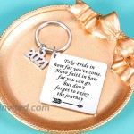 Graduation Gifts for Him Her Class of 2021 Keychain Gift for Senior Masters Nurses Students Grad from College High School 2021 Graduation Gifts for Teenagers Boys Girls Daughter Son Graduates Keepsake