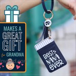 Grandma Gifts - Nana Keychain Wallet Wristlet - Gift Idea Christmas Birthday