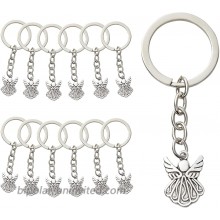 Guardian Angel Keychains Funeral Favors 3 In Silver 60 Pack at  Men’s Clothing store