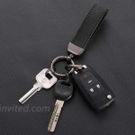 ILANKTOZI Car key chain Suede cowhide keychain key chains for women and men