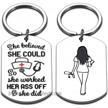 Inspirational Nurse Appreciation Keychain Gifts for Women Rn Nurses Er Nurses Day Week Appreciation Gifts for Nursing School Student Graduate Graduation Birthday Gift for Her Coworker Female at  Women’s Clothing store