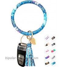Kangan Key Ring Bracelet – Bracelet Keychain for Women with Tassels – Large Circle Keychain Holder Bracelet – Modern and Chic Key Wristlet for Women – Durable Silicone Bracelet for Keys at  Women’s Clothing store