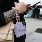 Keychain Bracelet KLLENAKIY Tassel Key Chain Wristlet Ring Circle Bangle Style 3 purple at Women’s Clothing store