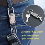 Keychain for Women Men with Bottle Opener Key Ring with Metal Key Holder Multi-Use as Cell Phone Stand Box Cutter and Gyroscope at Women’s Clothing store