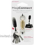 KeySmart MagConnect - Quick Secure Key Attachment to Bag Purse & Belt - Easy Access to Keys 1 Pack Gold at Women’s Clothing store