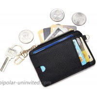 KUKOO Slim Minimalist RFID Credit Card Holder Front Pocket Wallet for Women Coin Purse with Keychain Gift Box at  Women’s Clothing store